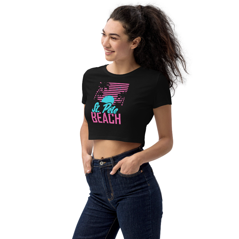 St. Pete beach crop top