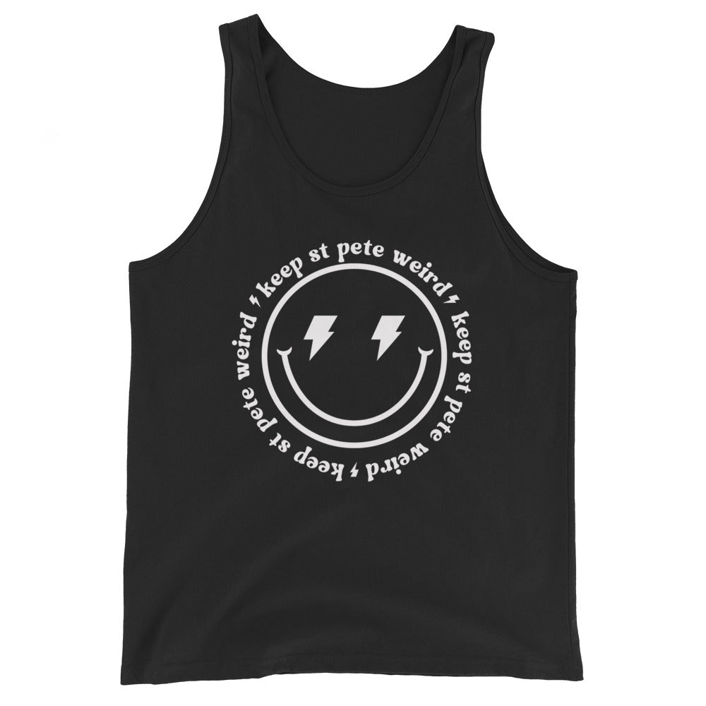 keep St. Pete weird tank top