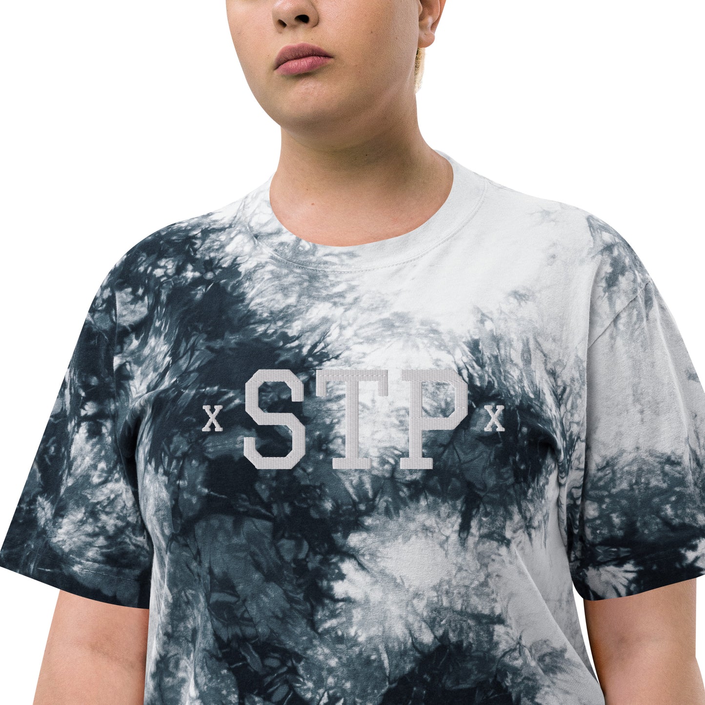 STP oversized tie dye tee